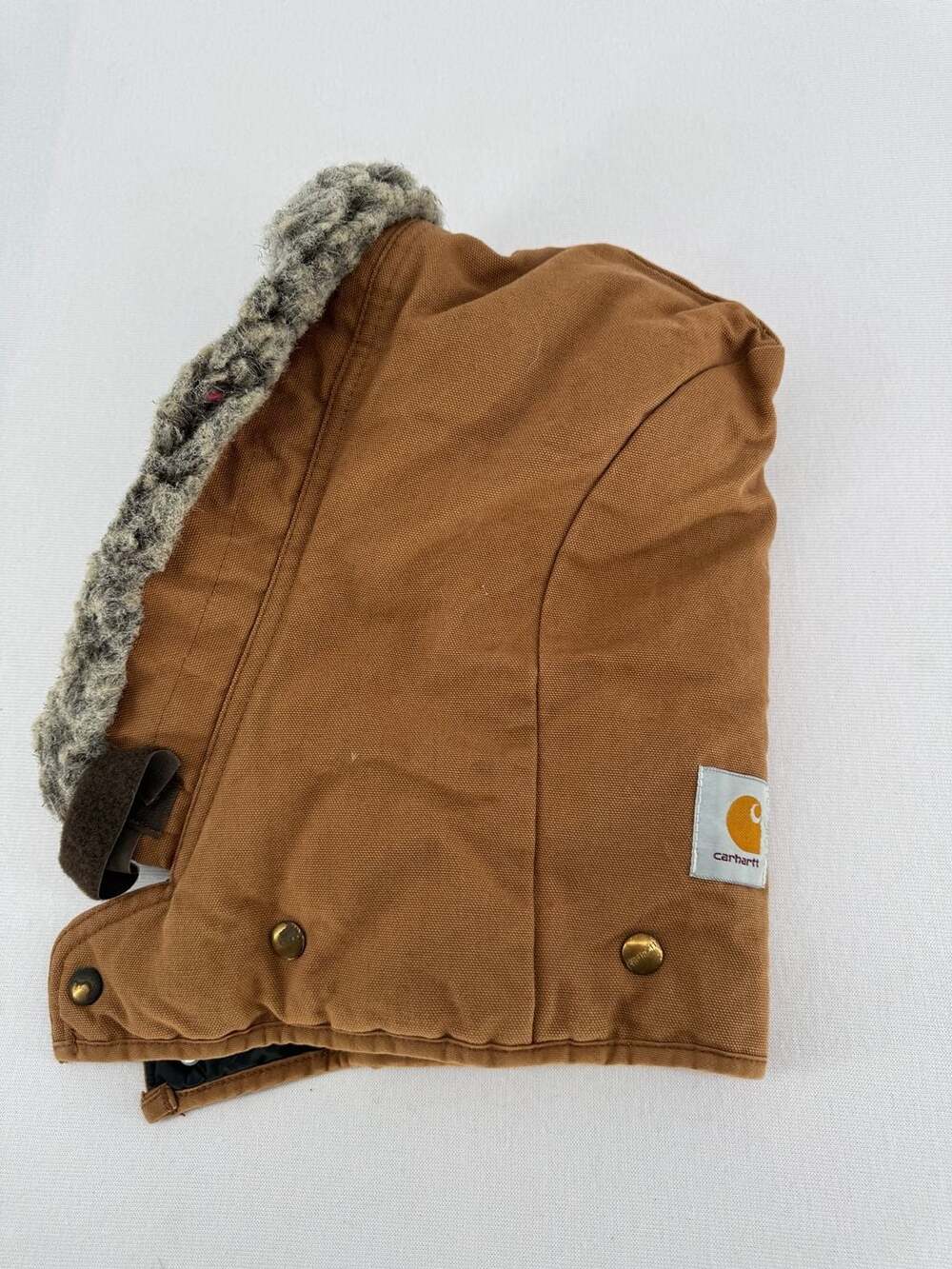 Carhartt A02 Firm Duck Attachable Insulated Quilted Hood Brown Carhartt Brown